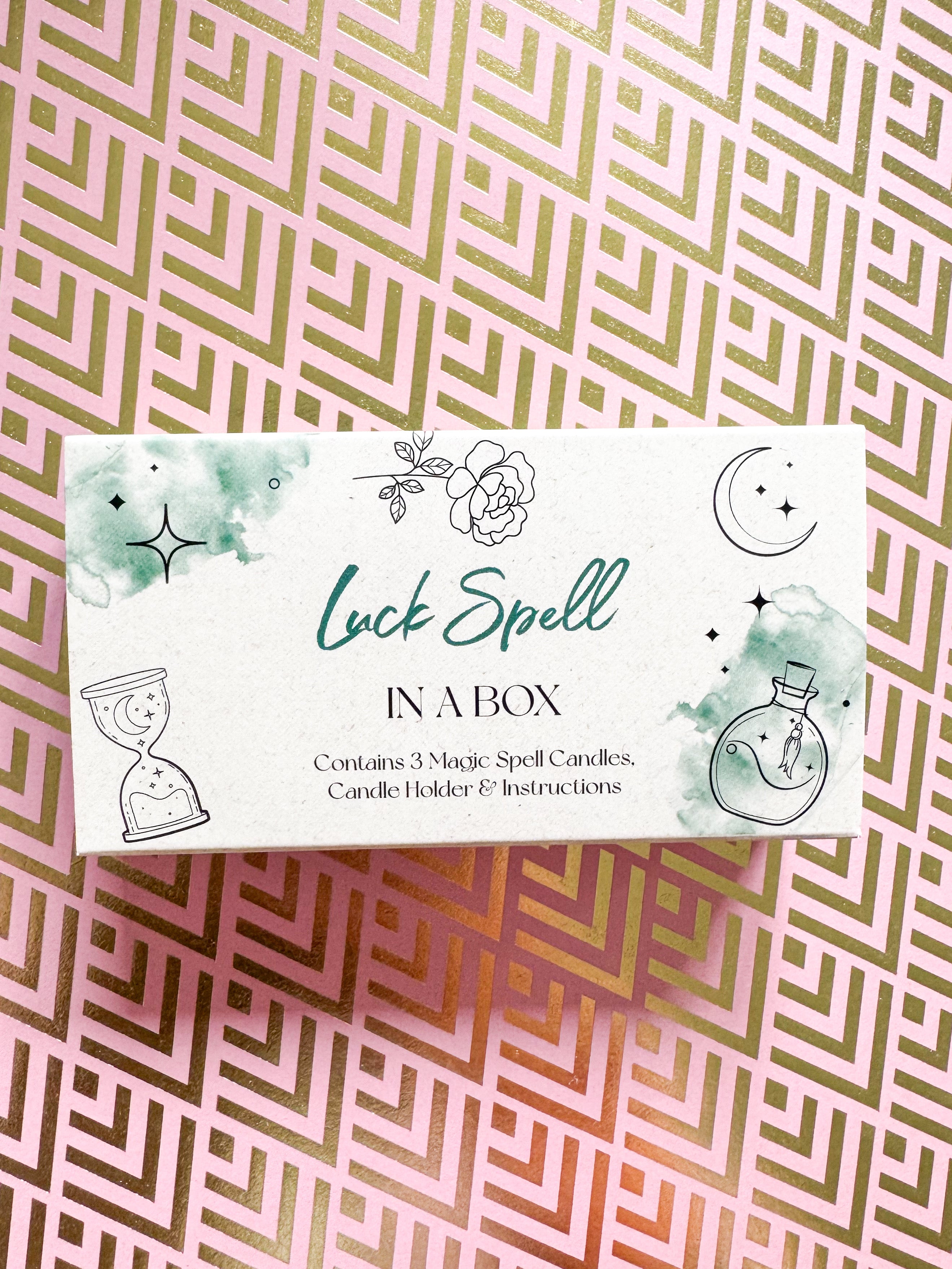 3 Magic Spell Candles in a Box | Love Spell | Happiness Spell | Protection Spell | Luck Spell