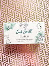 Load image into Gallery viewer, 3 Magic Spell Candles in a Box | Love Spell | Happiness Spell | Protection Spell | Luck Spell
