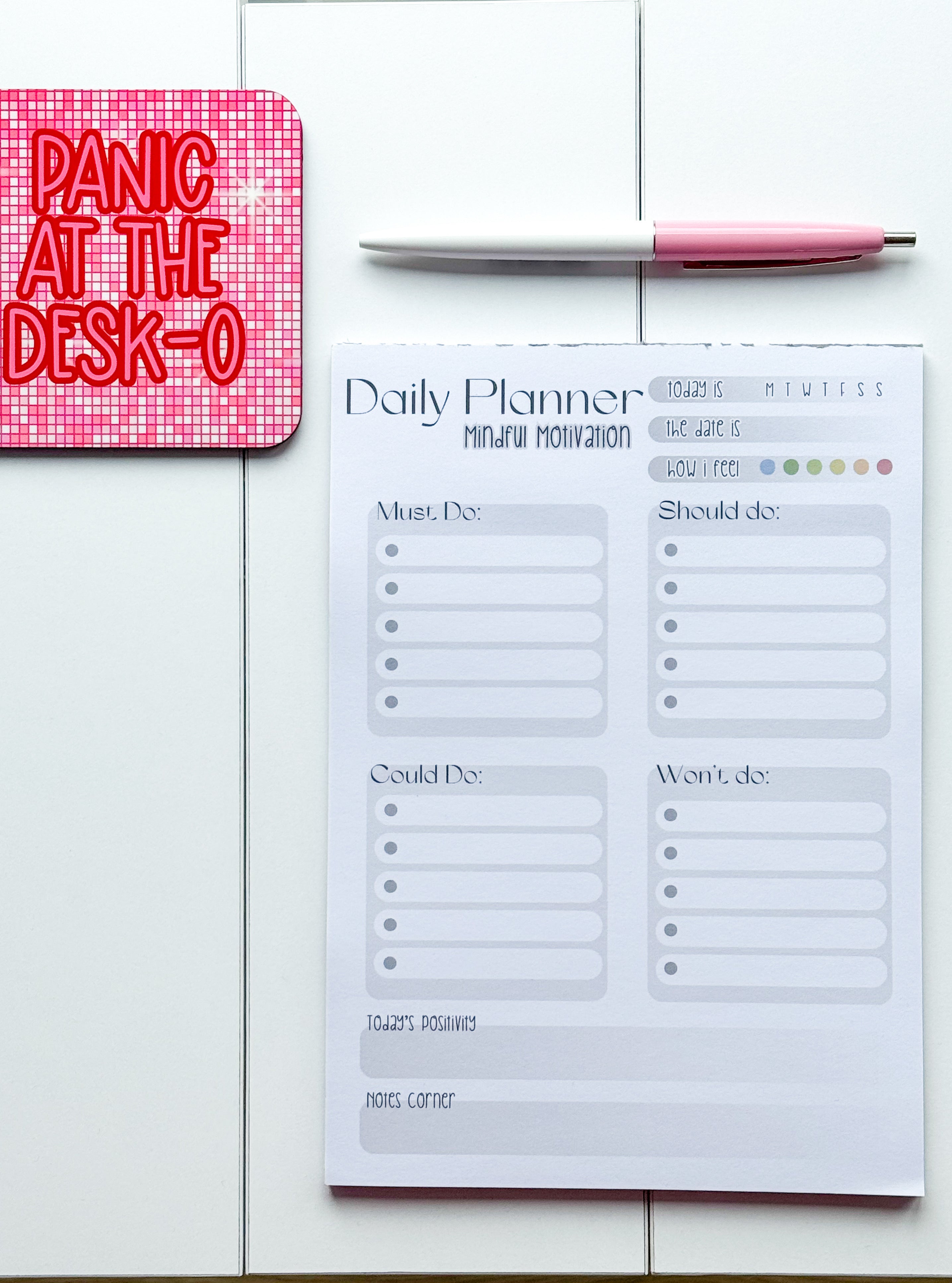 Mindful Motivation Daily Planner A5 Notepad