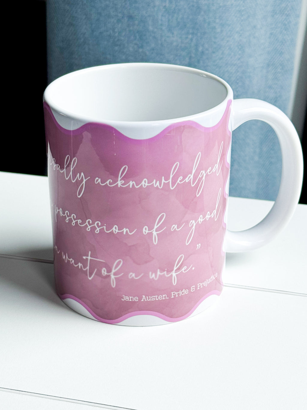 Mug: Jane Austen Quote Mug | Pride & Prejudice