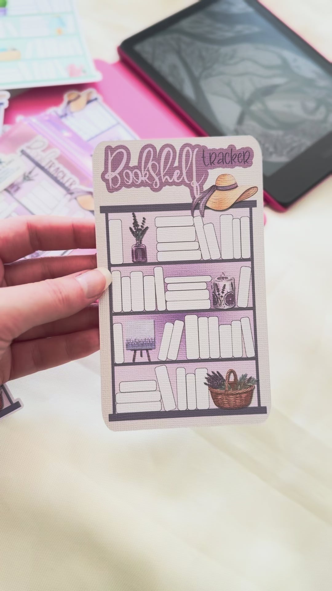 Bookshelf Tracker Bookmark | Choose Your Style