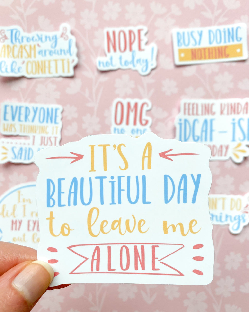 Sarcastic Sticker Pack Bundle - 10 Stickers