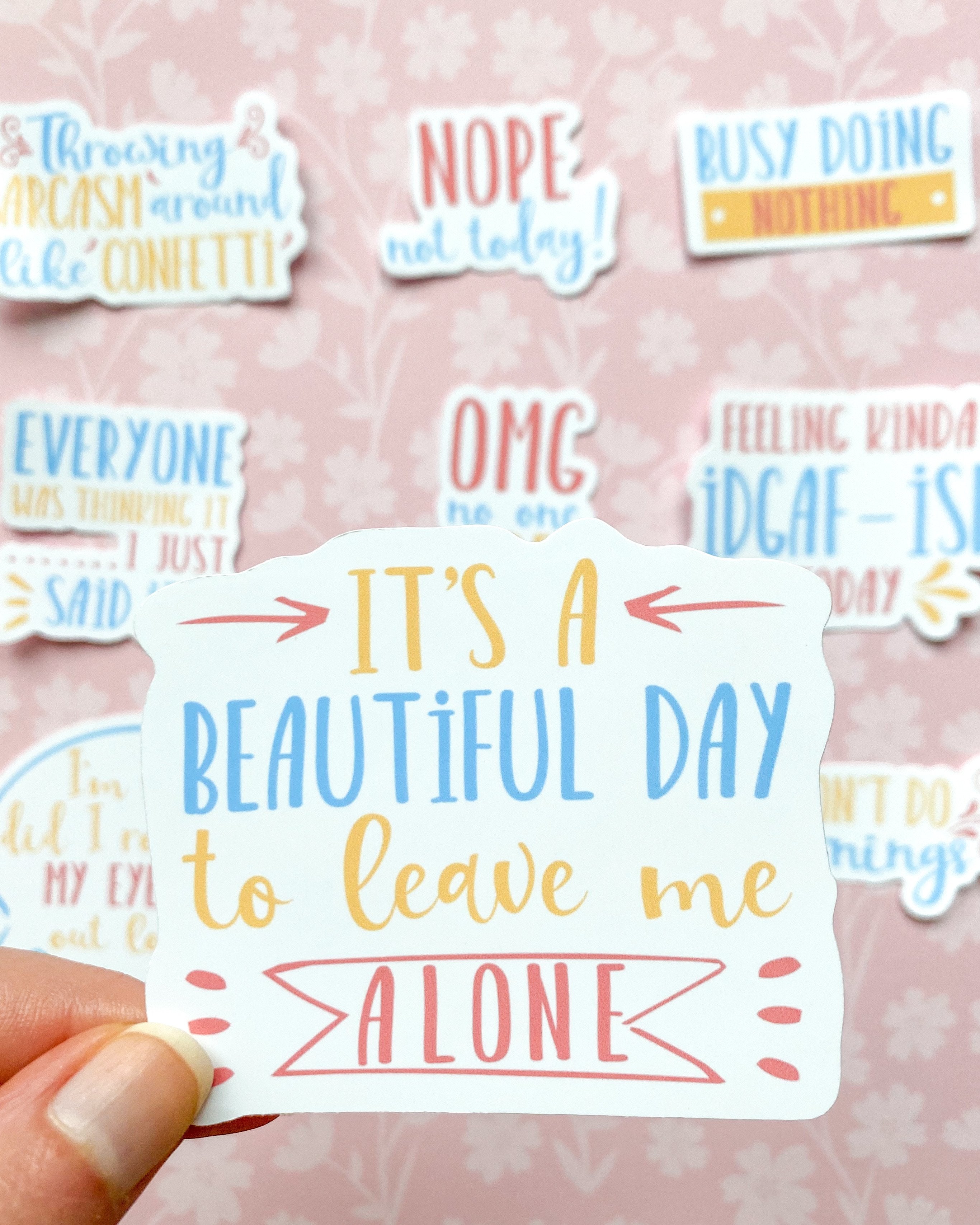 Sarcastic Sticker Pack Bundle - 10 Stickers