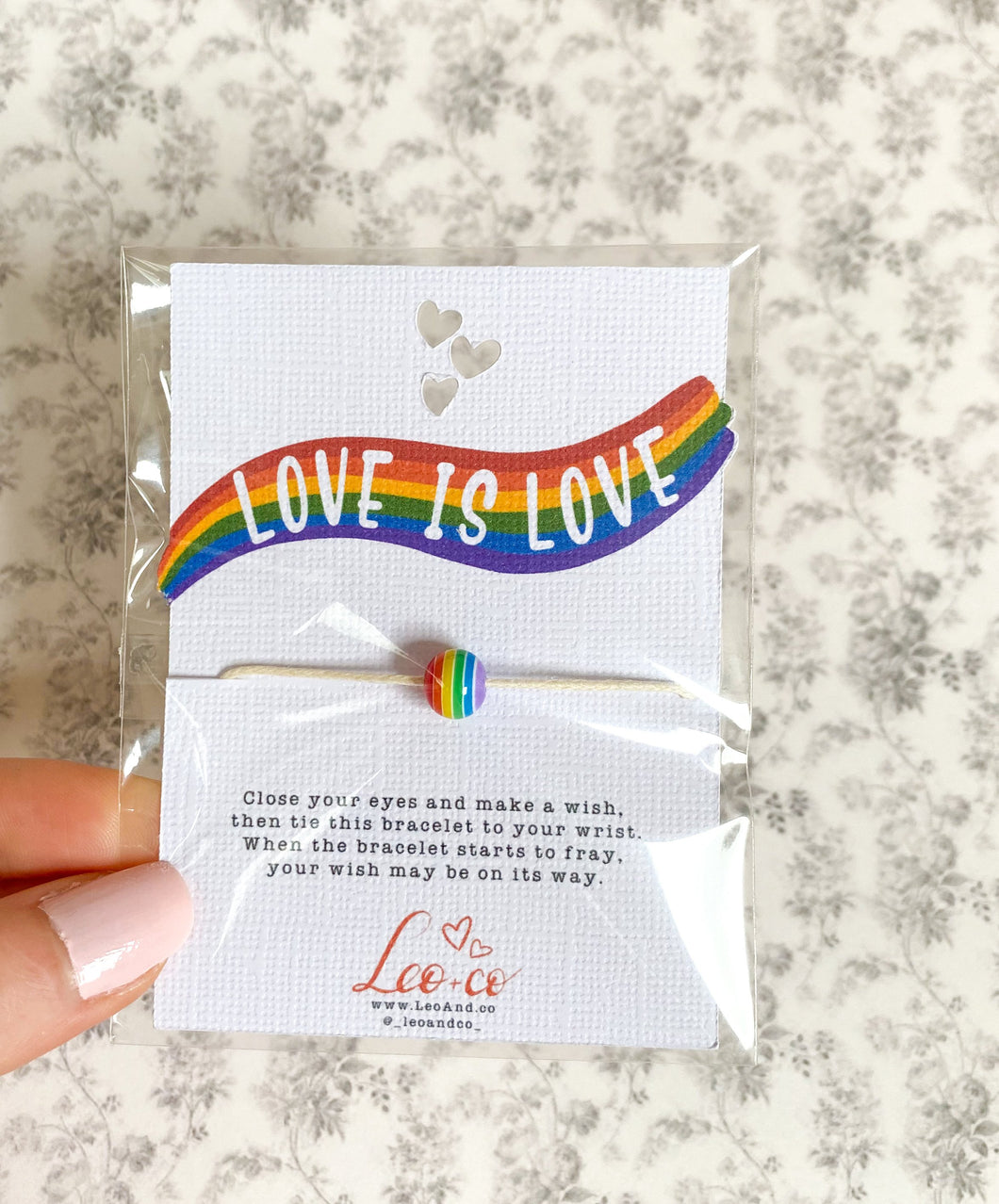 Love is Love Wish Bracelet