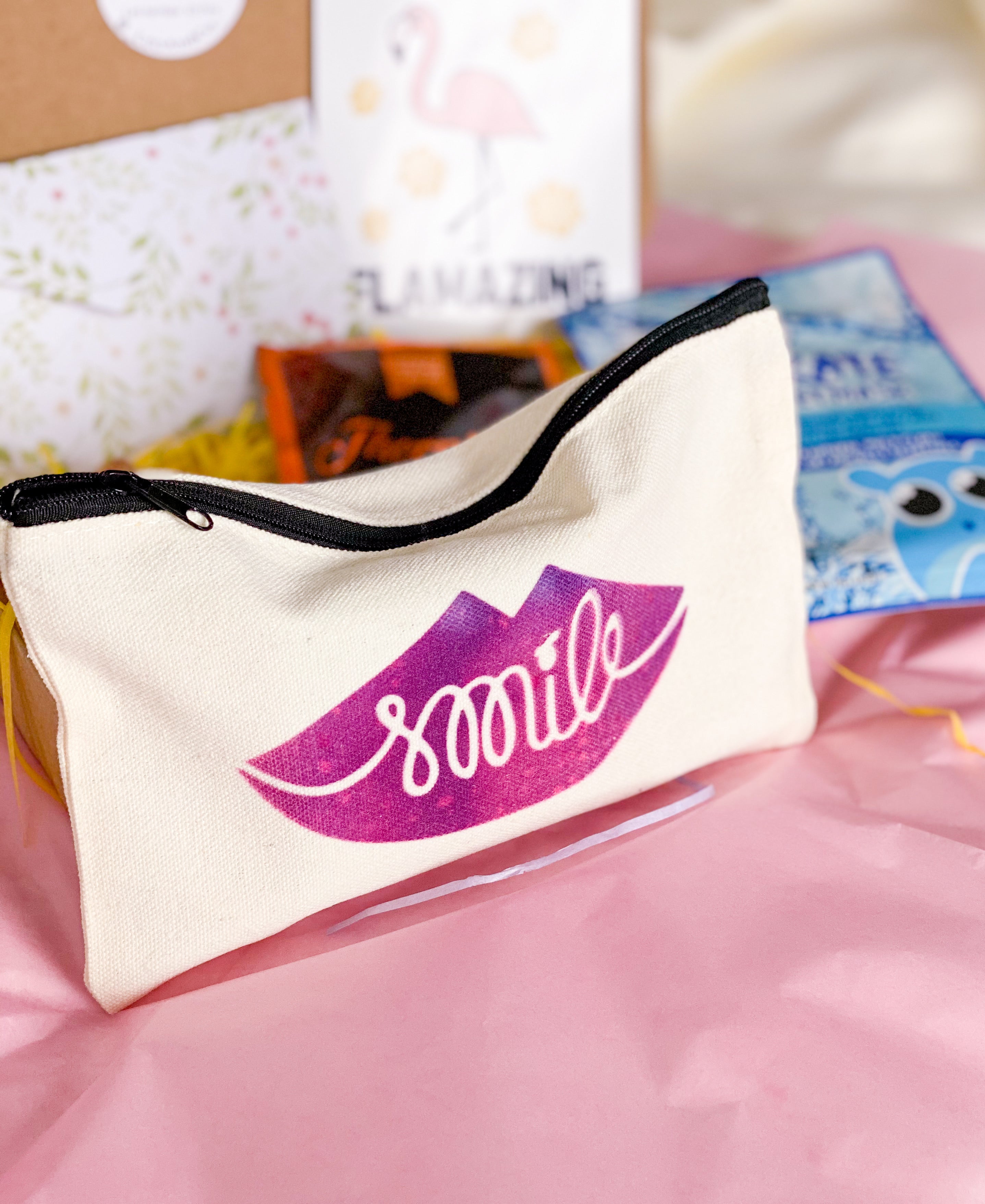 Pink Smile Make-up Bag