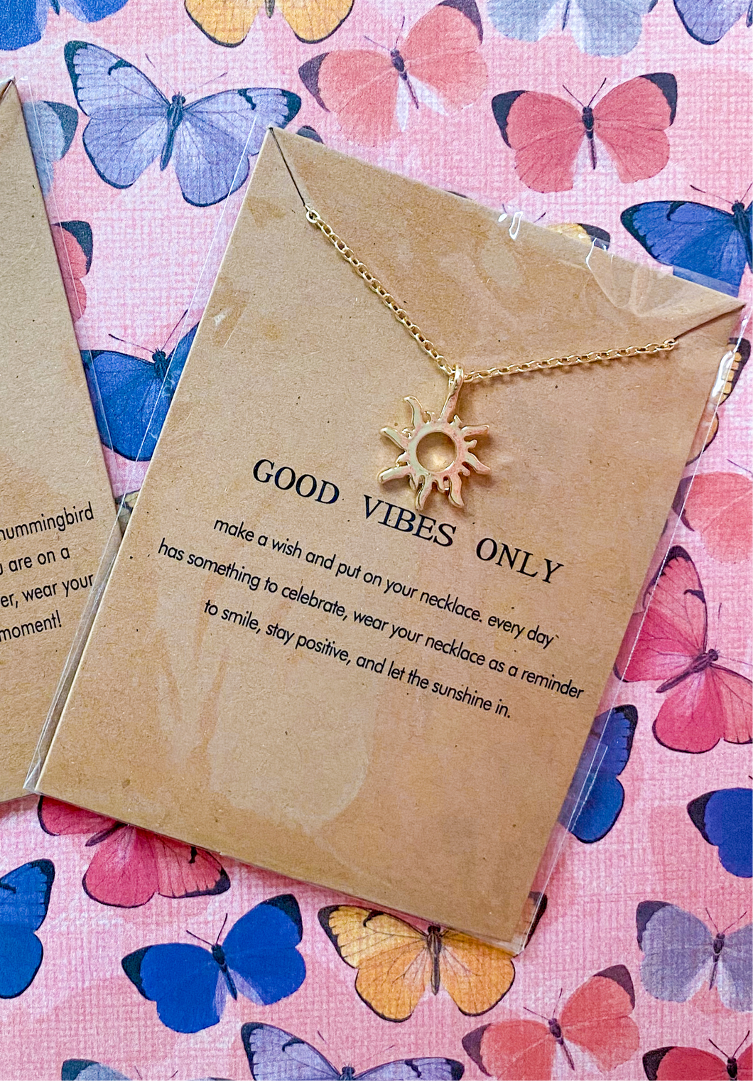 Good Vibes Only necklace