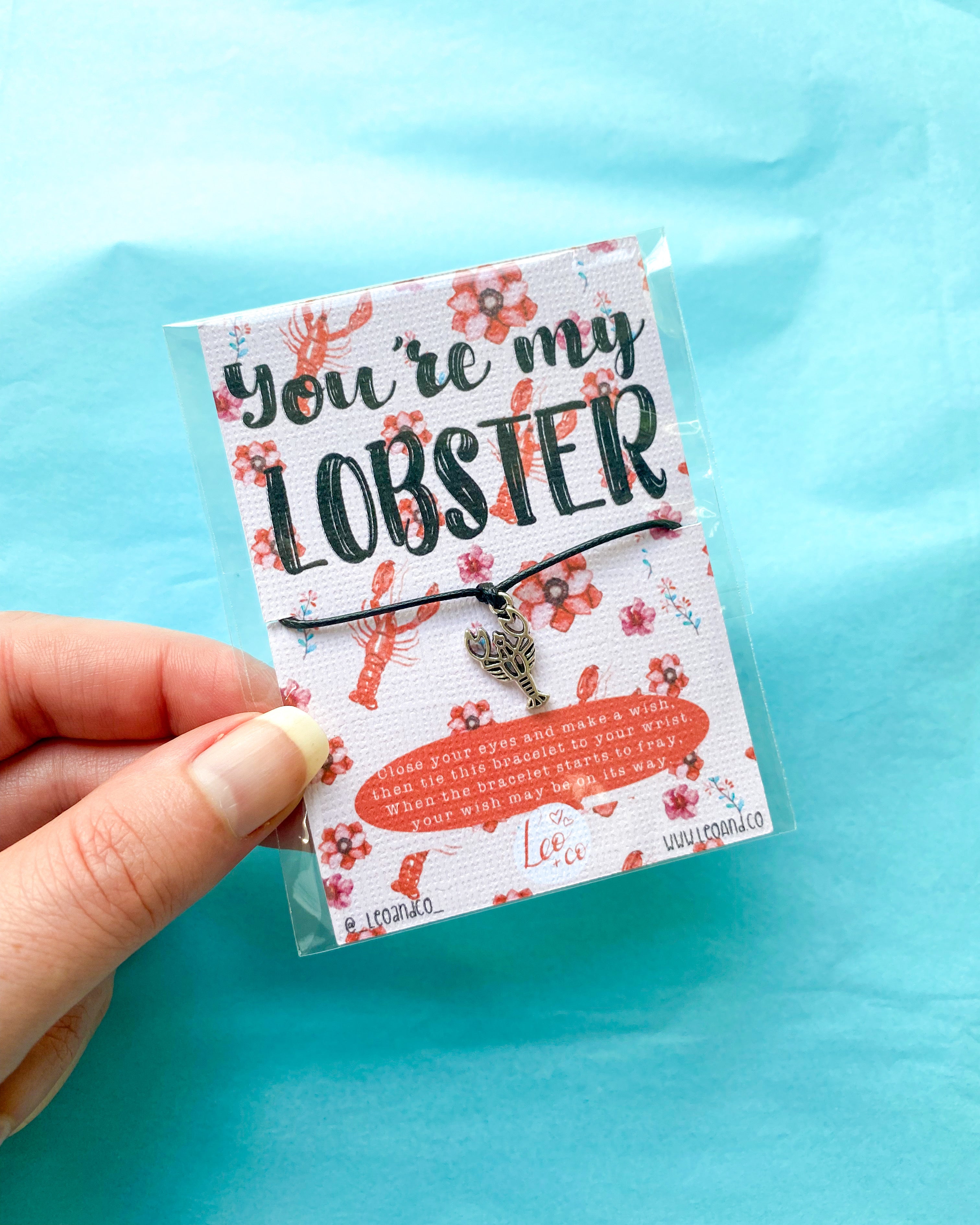 You’re My Lobster Wish Bracelet