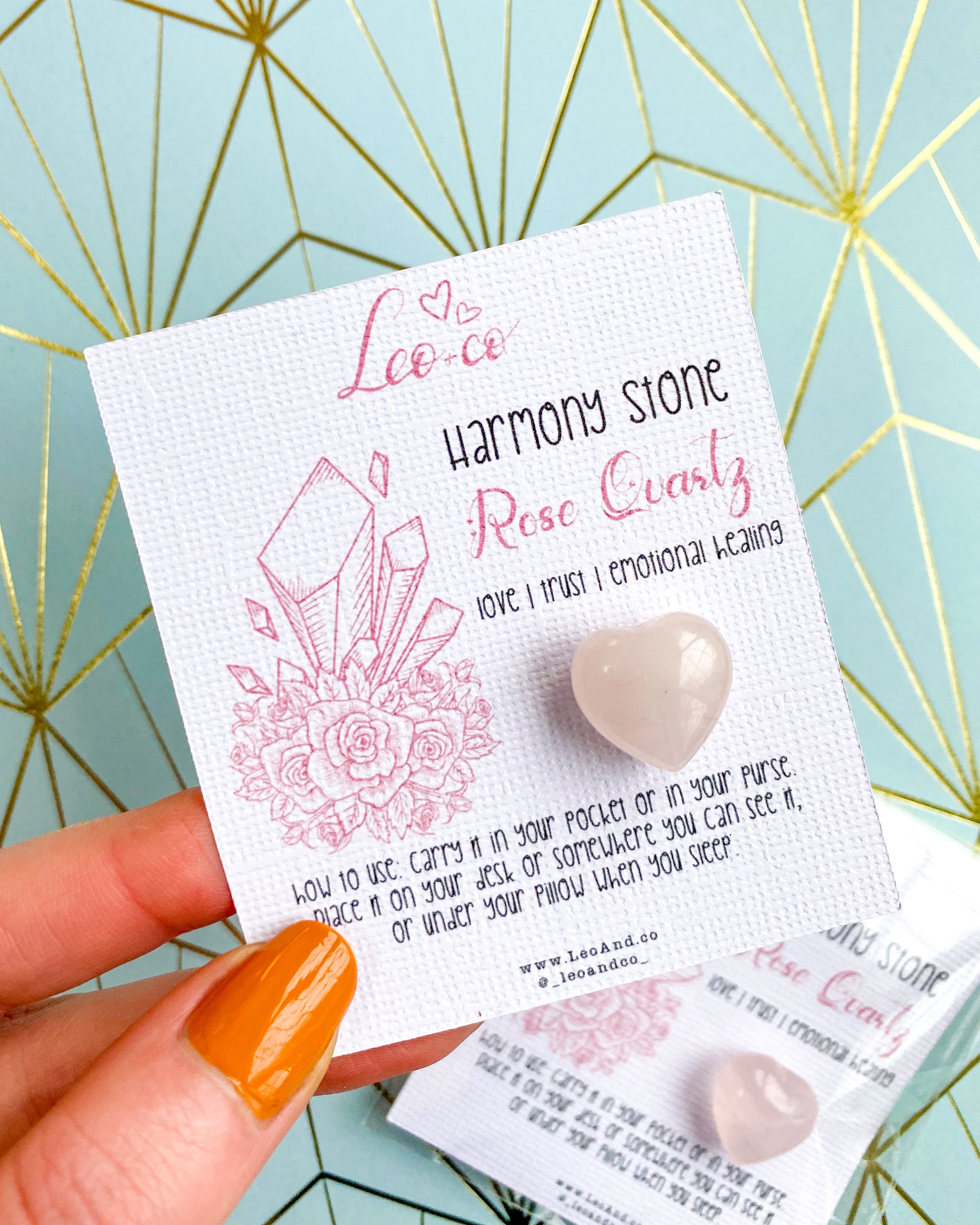 Harmony Crystal - Rose Quartz