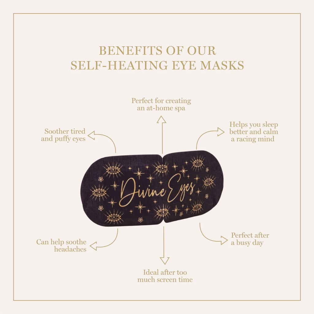 Self-Heating Eye Mask: Divine Eyes (Lavender Scented)