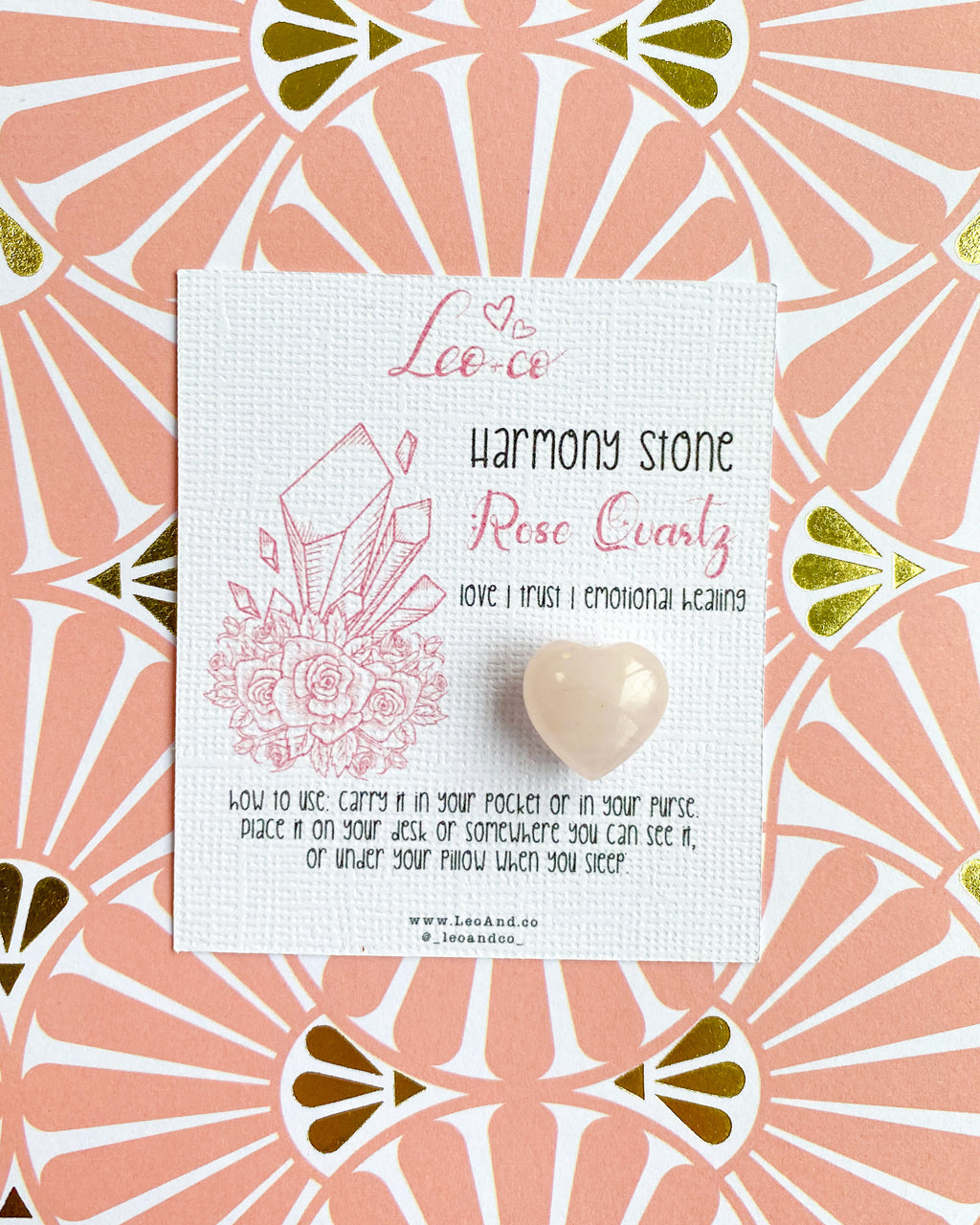 Harmony Crystal - Rose Quartz