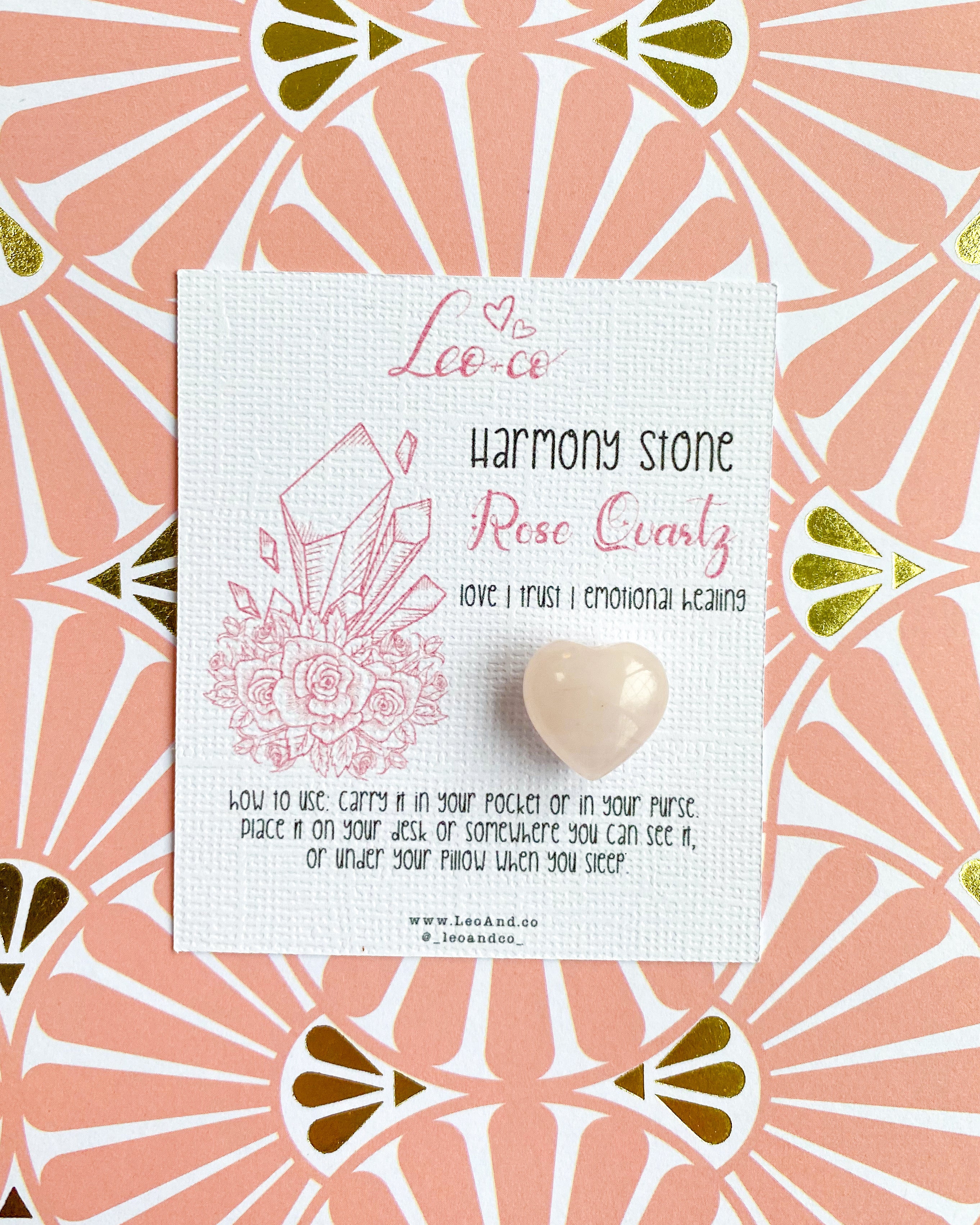 Harmony Crystal - Rose Quartz