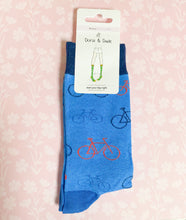 Load image into Gallery viewer, Blue Bicycle Women’s Socks
