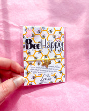 Load image into Gallery viewer, BEE Happy Wish Bracelet
