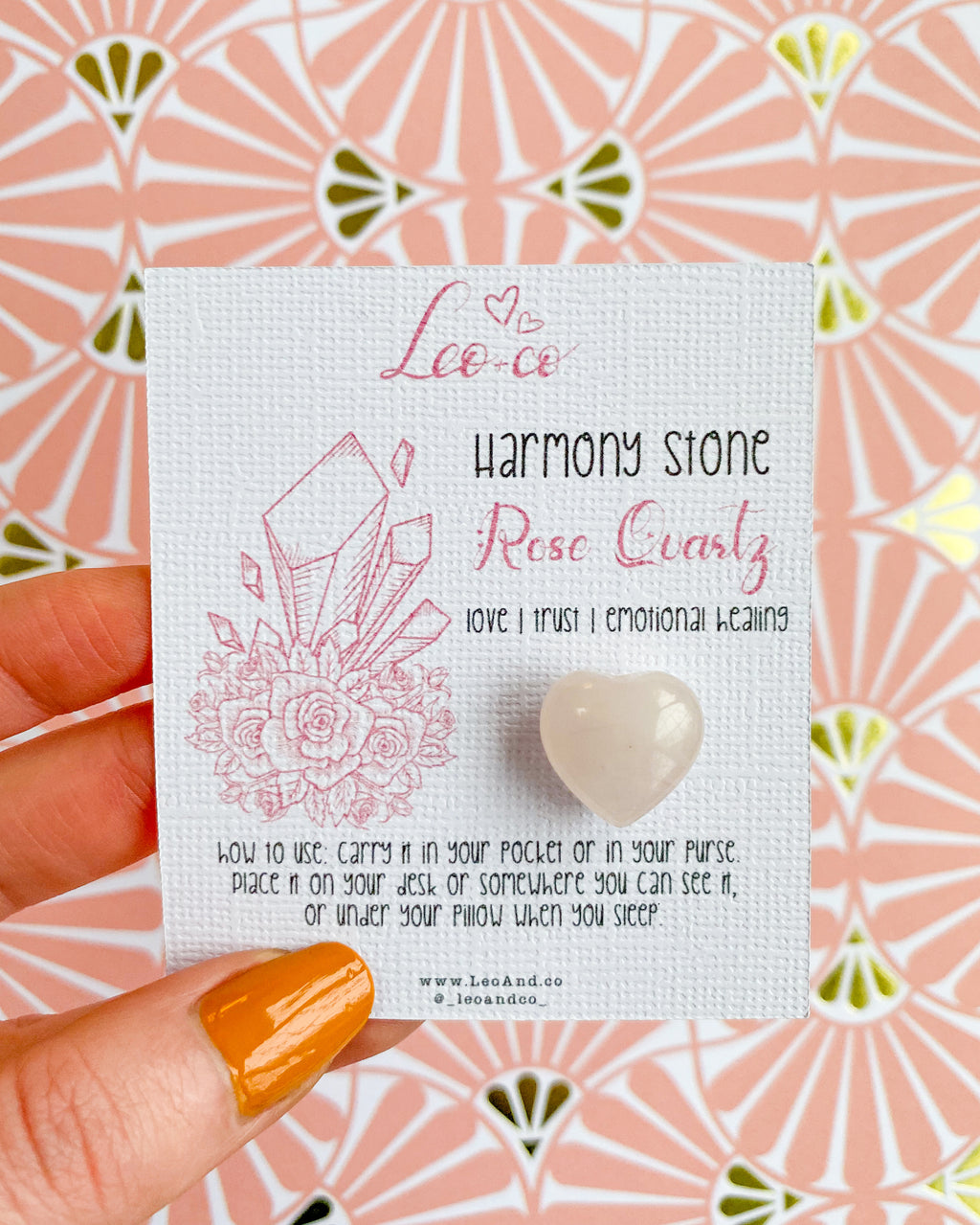 Harmony Crystal - Rose Quartz