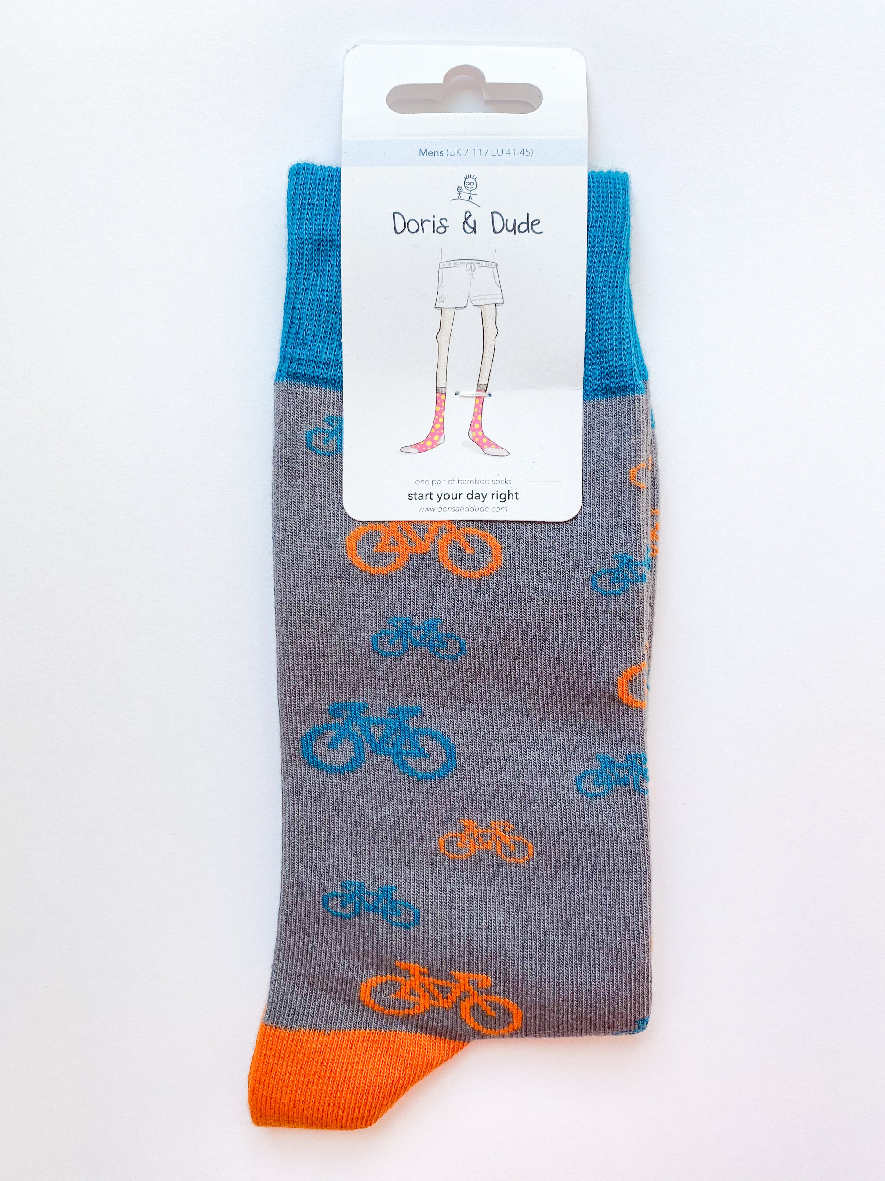 Dark Grey Bike Men’s Socks