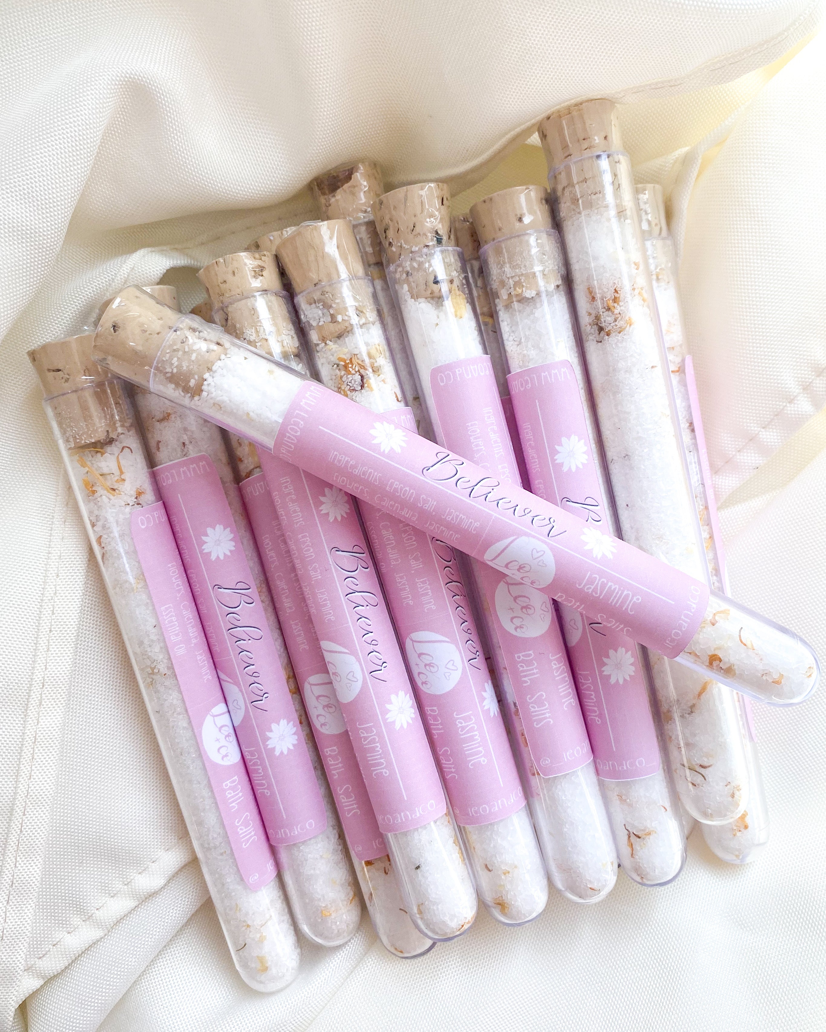 BELIEVER Jasmine Bath Salt Test Tube