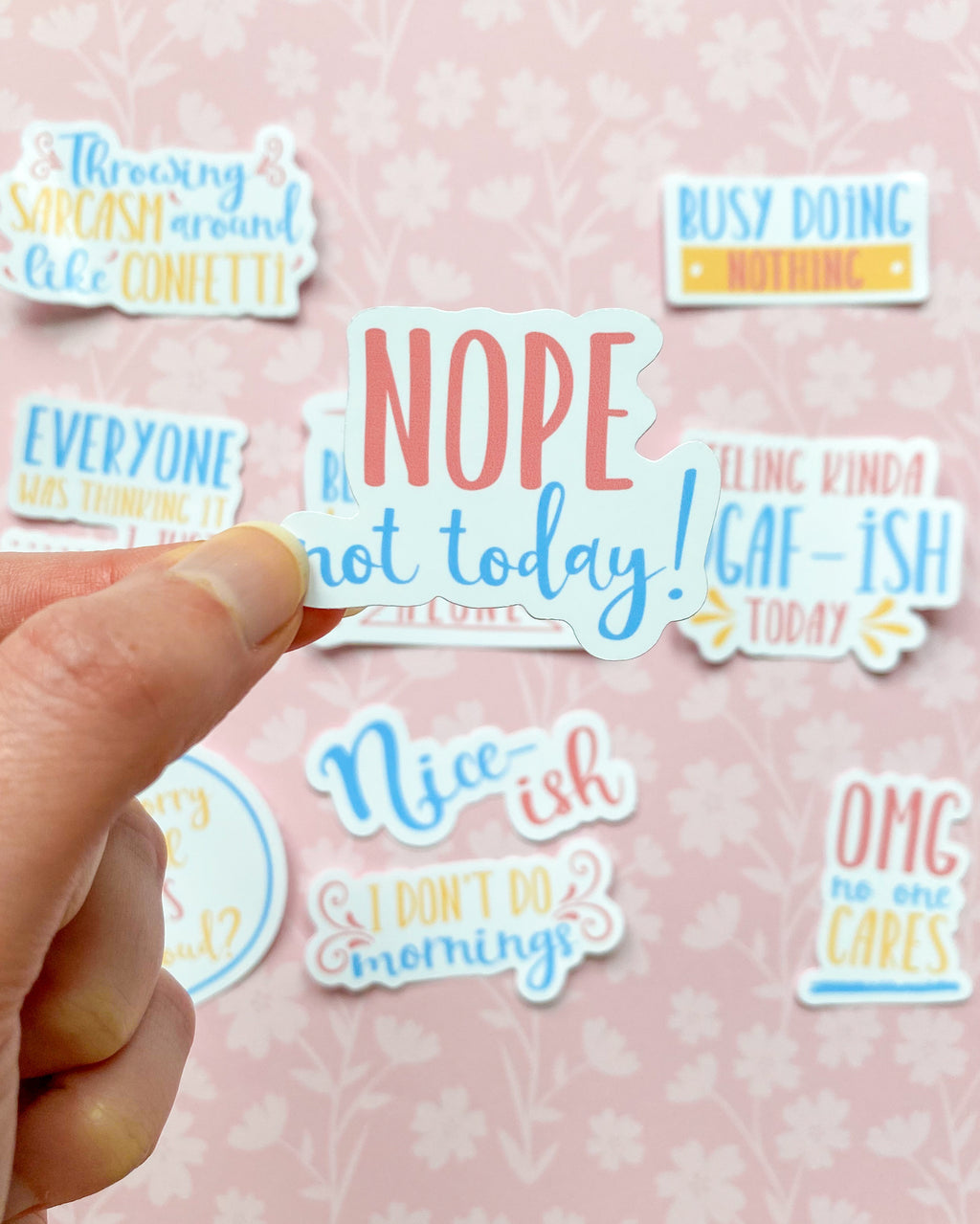 Sarcastic Sticker Pack Bundle - 10 Stickers
