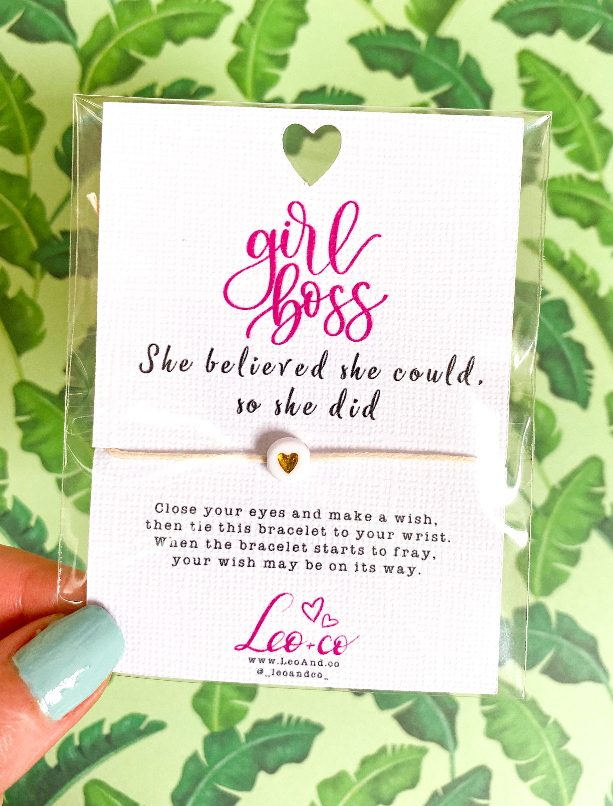 Girl Boss Wish Bracelet