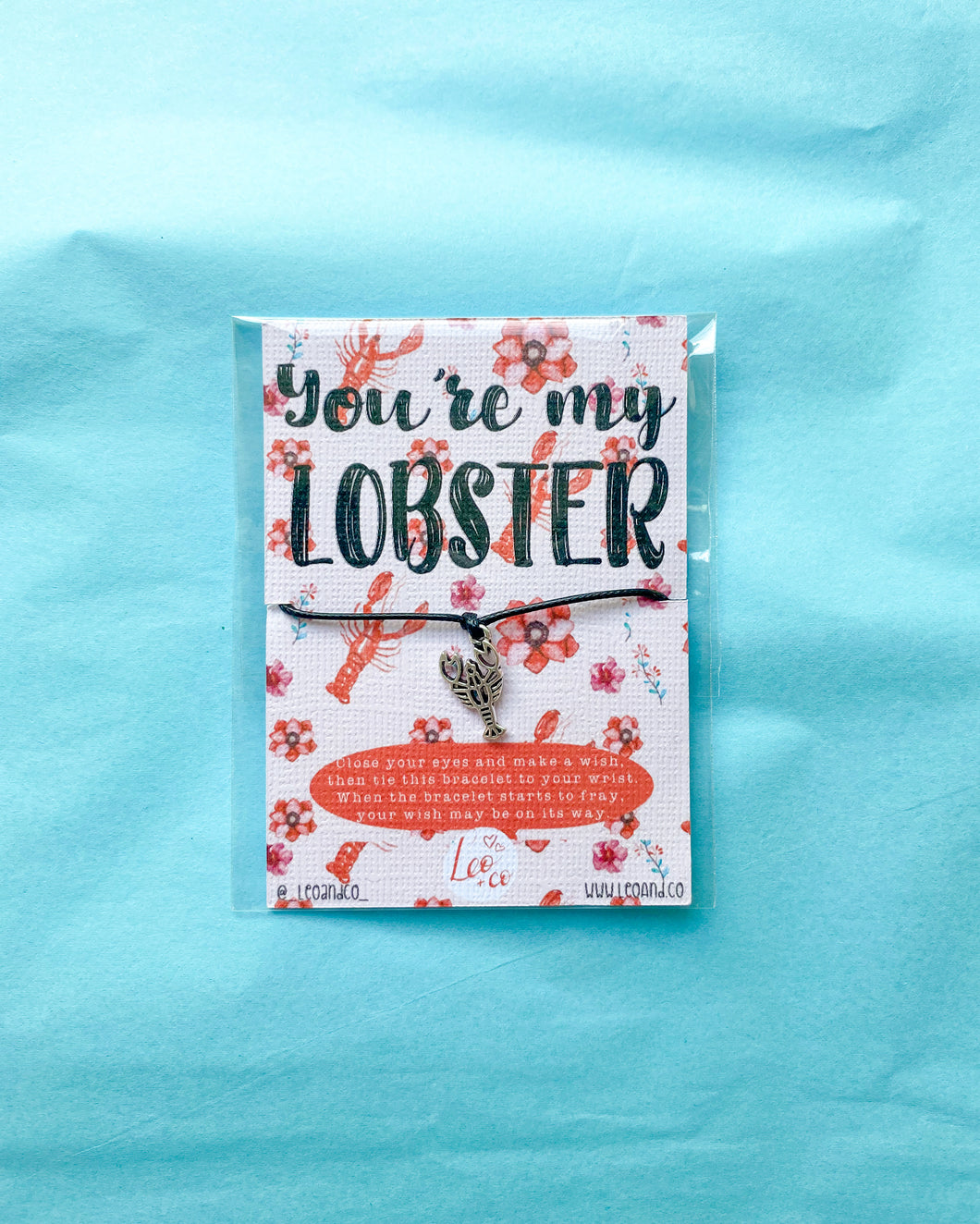 You’re My Lobster Wish Bracelet
