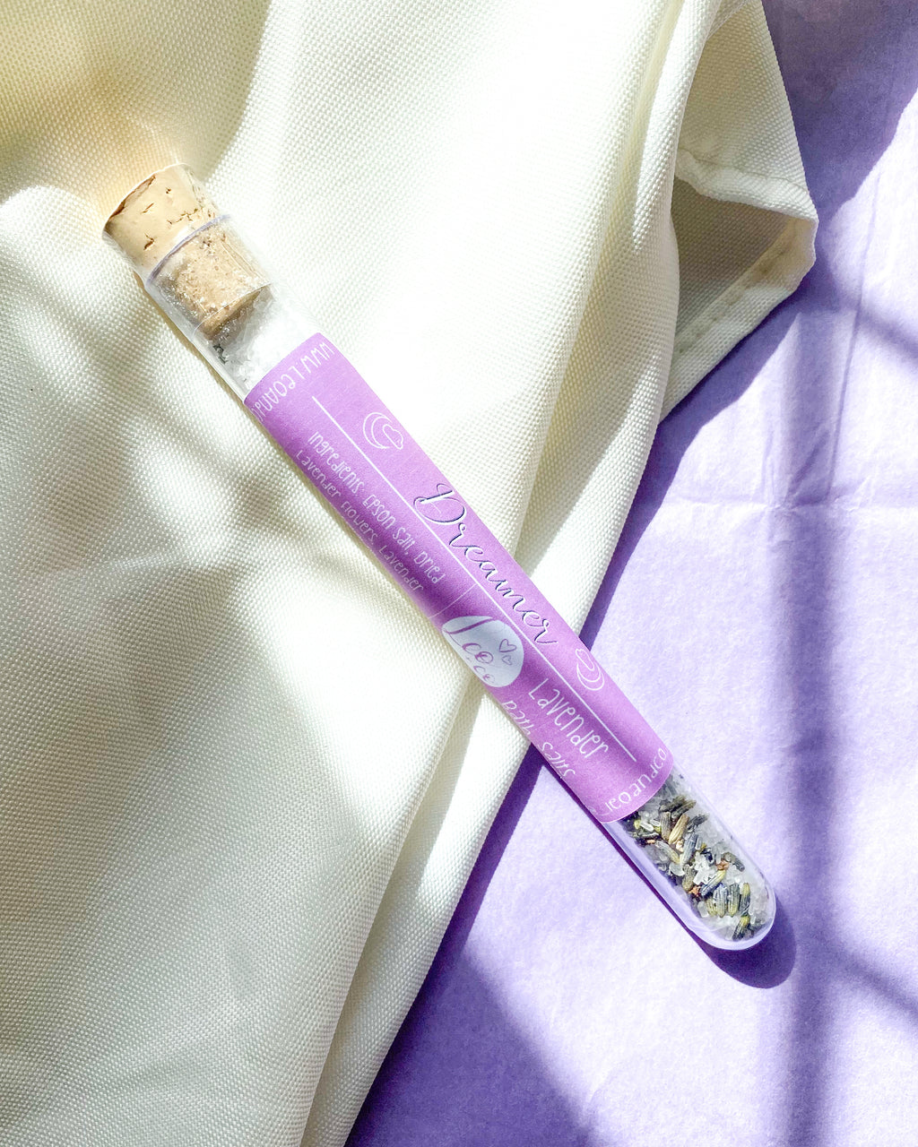 DREAMER Lavender Bath Salt Test Tube
