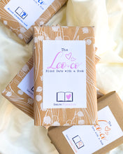 Load image into Gallery viewer, The Romantic Blind Date with a Book (a romance book + 4 mystery goodies)

