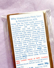 Load image into Gallery viewer, Himalayan Pink Salt Milk Chocolate Bar (37g)
