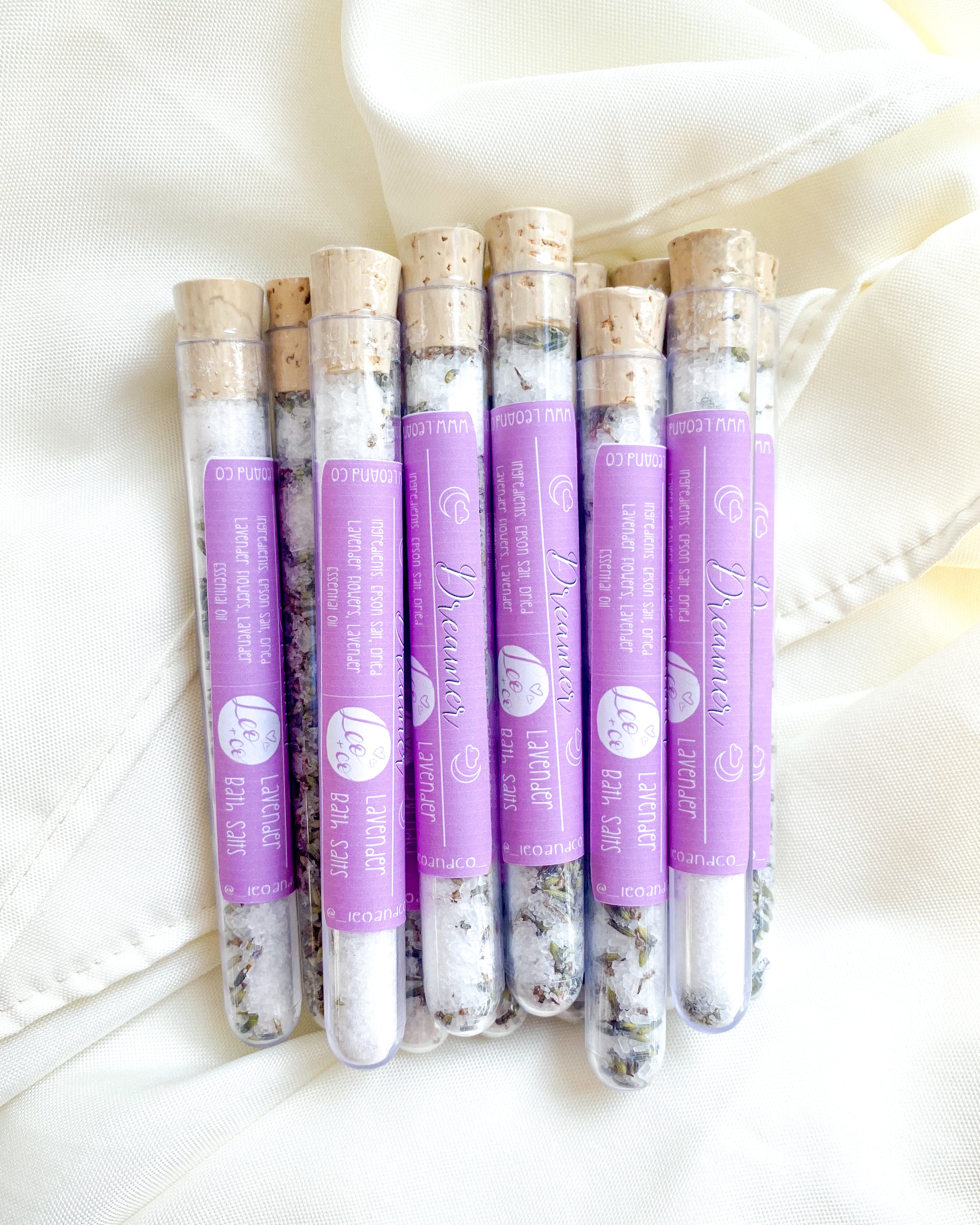 DREAMER Lavender Bath Salt Test Tube