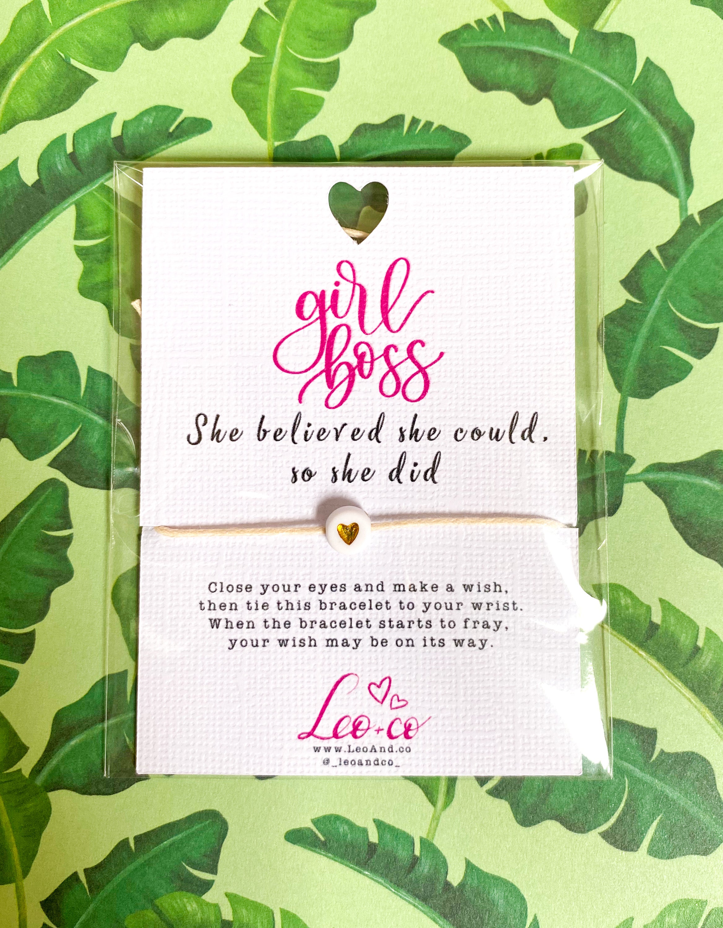 Girl Boss Wish Bracelet