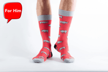 Load image into Gallery viewer, Red Rhyno Men’s Socks
