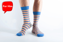 Load image into Gallery viewer, Stripe Men’s Socks
